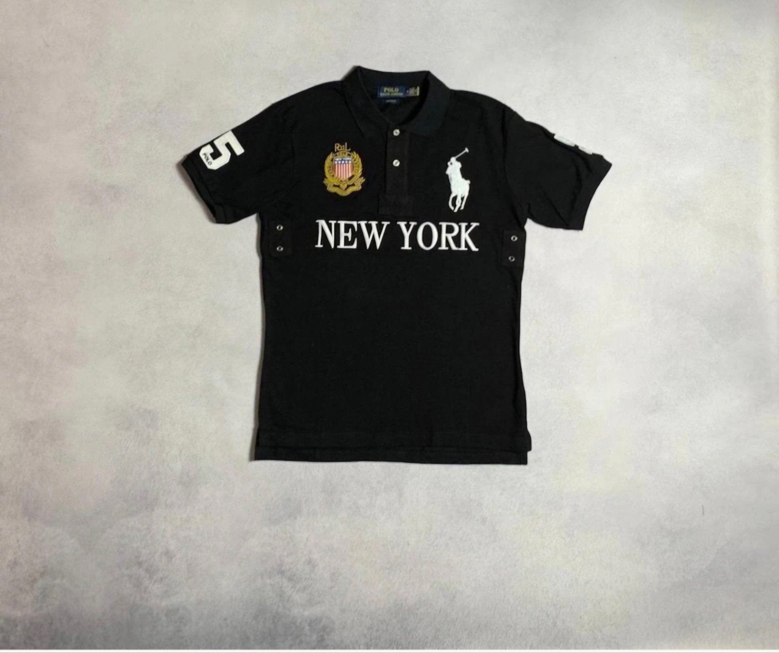 Polo Ralph Lauren Polo Shirt Zwart Maat M, Maat 48/50 (M), Zwart, Nieuw, Ophalen of Verzenden