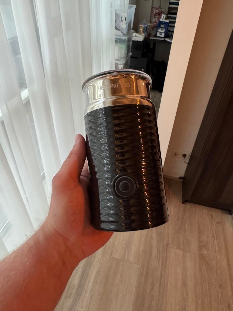 Nespresso Aeroccino 3 Melkopschuimer - Zwart, Overige modellen, Overige typen, Ophalen of Verzenden, Zo goed als nieuw