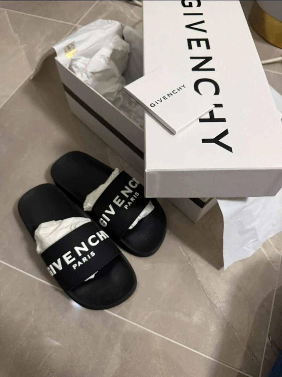 Givenchy badslippers dames 36, Zwart, Nieuw, Ophalen, Slippers