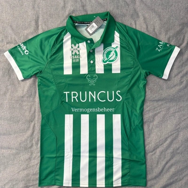 Osaka G.H.C. Rapid Hockey-/Padelshirt Groen Wit - S, Sport en Fitness, Verzenden, Nieuw, Kleding