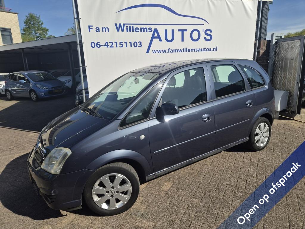 Opel Meriva 1.6-16V Temptation (bj 2009), Auto's, Gebruikt, Zwart, 4 cilinders, Origineel Nederlands
