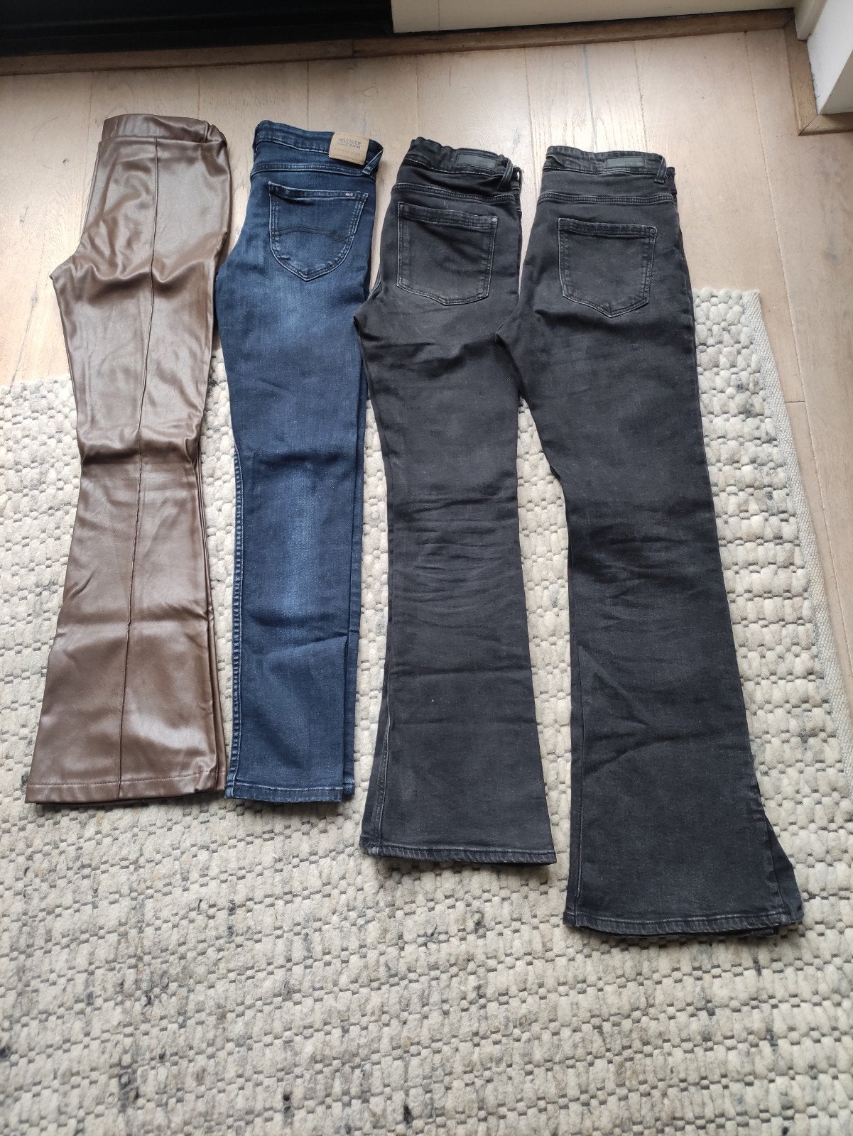 4 meisjes broeken maat 152, Ophalen, Zo goed als nieuw, Meisje, Broek
