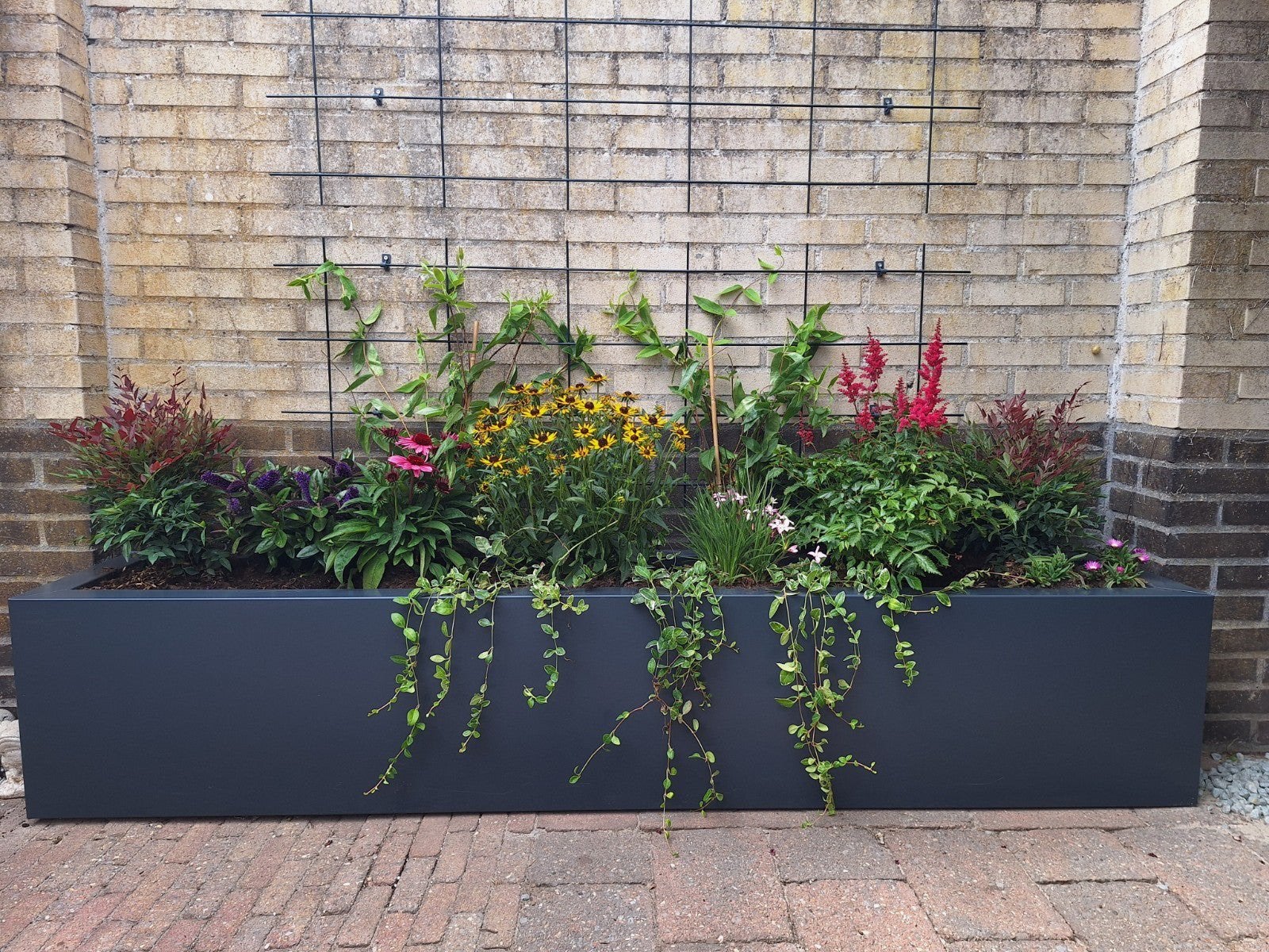 plantenbakken waarvan de verticale hoeken omgezet zijn, Tuin en Terras, Bloembakken en Plantenbakken, Ophalen of Verzenden, Nieuw