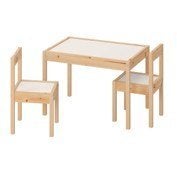 IKEA LATT kindertafel met twee stoeltjes, Ophalen, Gebruikt, Tafel(s) en Stoel(en)
