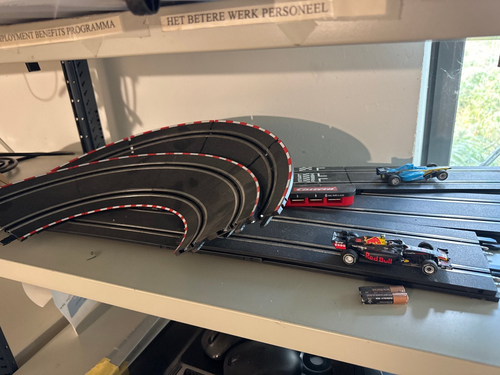 Carrera Racebaan met diverse auto's en accessoires, Carrera, Ophalen of Verzenden, Elektrisch, Racebaan