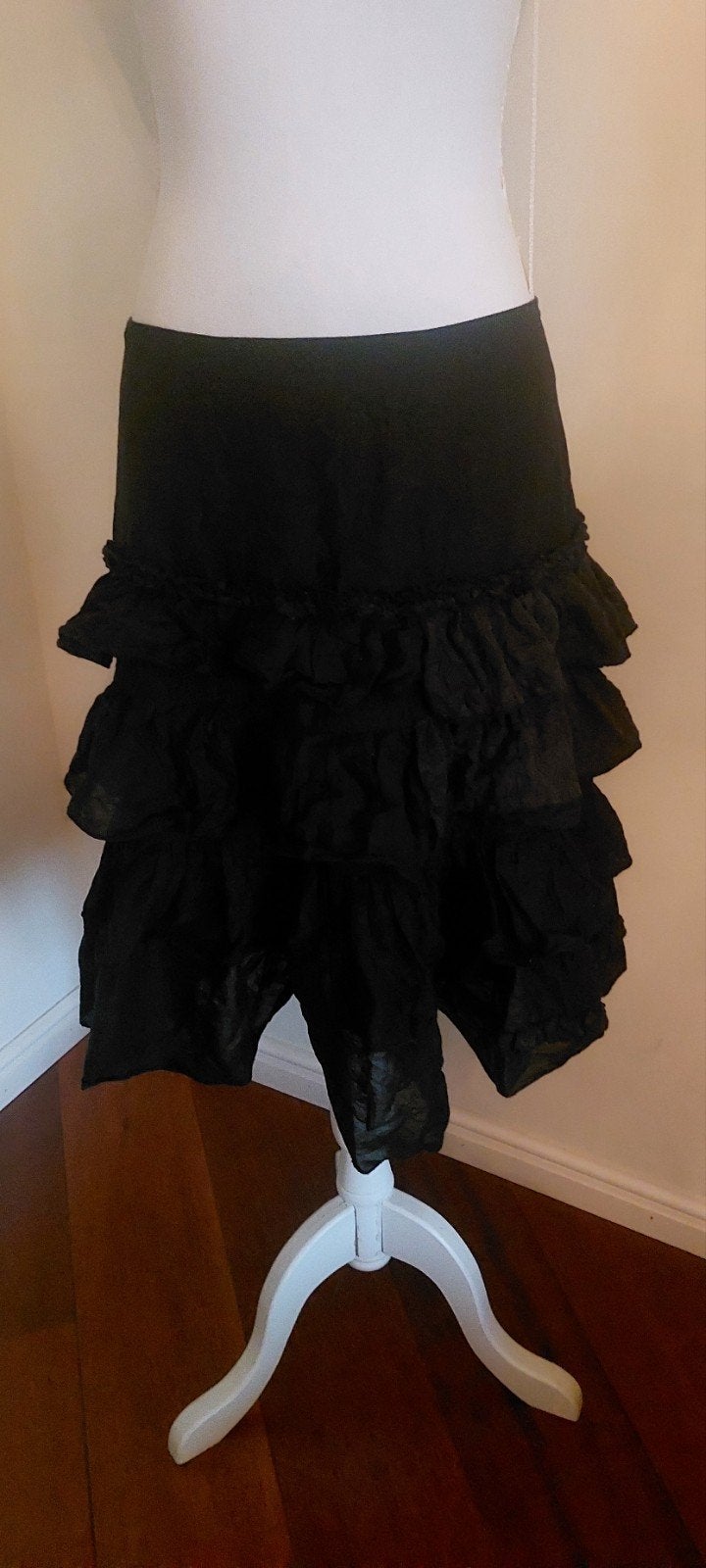 Promod zwarte rok, Kleding | Dames, Maat 38/40 (M), Zwart, Zo goed als nieuw, Knielengte