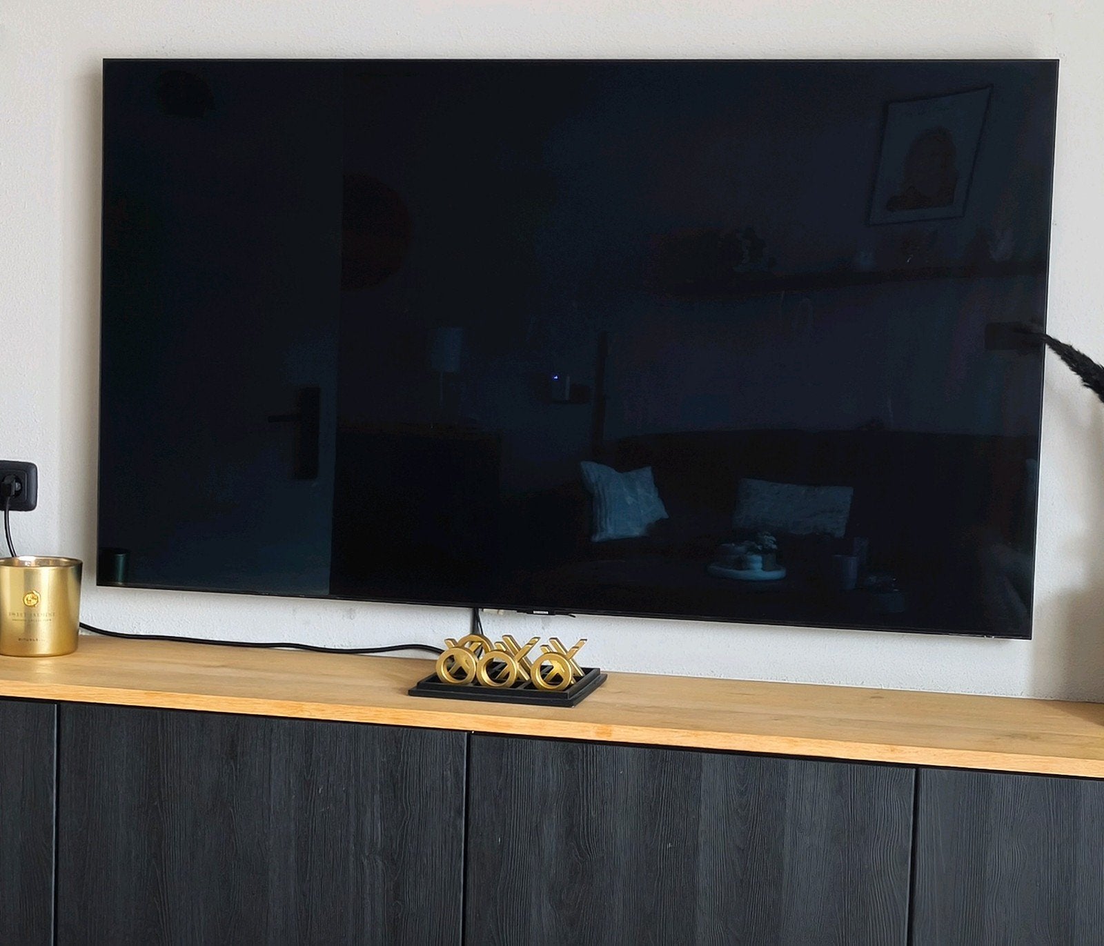 Samsung QLED 4K tv Q90T 65 inch., Ophalen, QLED, Zo goed als nieuw, 100 Hz
