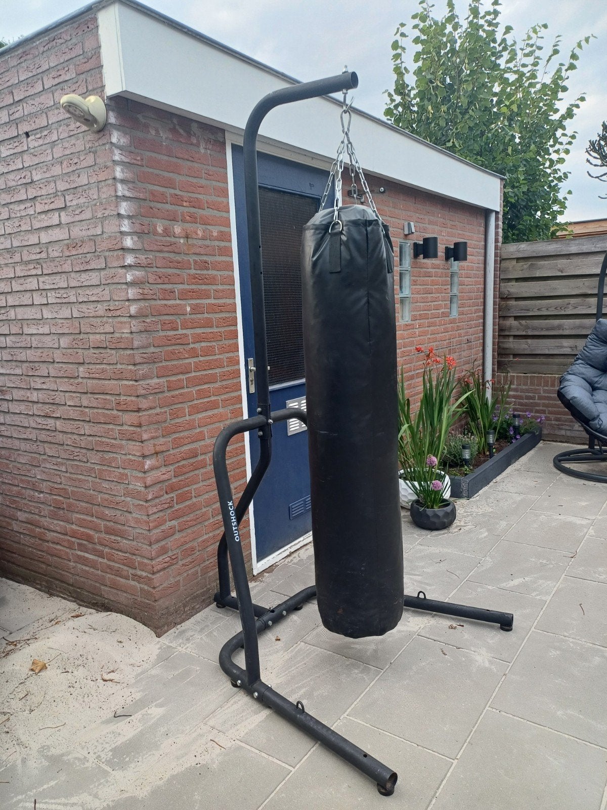 Bokszak met Outshock standaard, Ophalen, Gebruikt, Bokszak