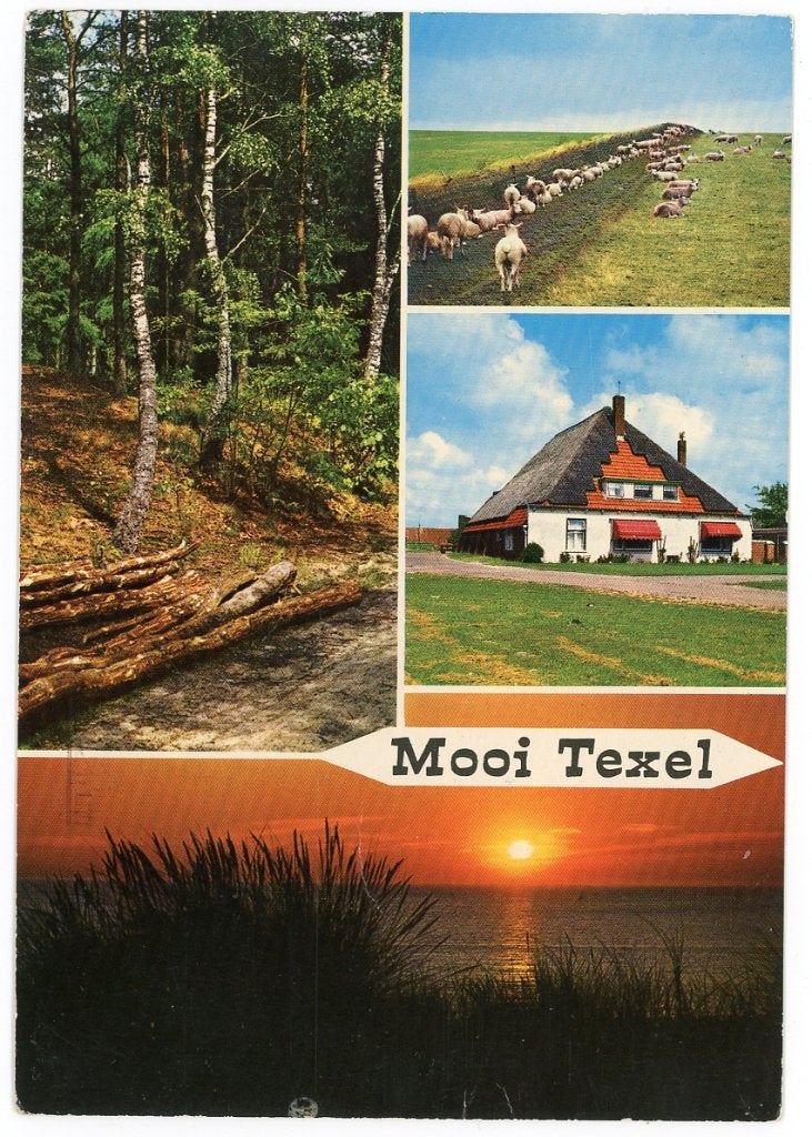 Texel, Verzenden, 1960 tot 1980, Gelopen, Waddeneilanden