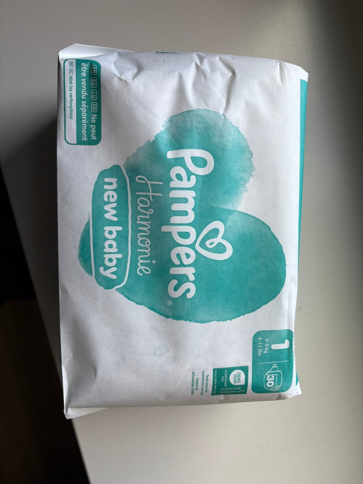 Harmonie pampers maat 1, Ophalen, Nieuw