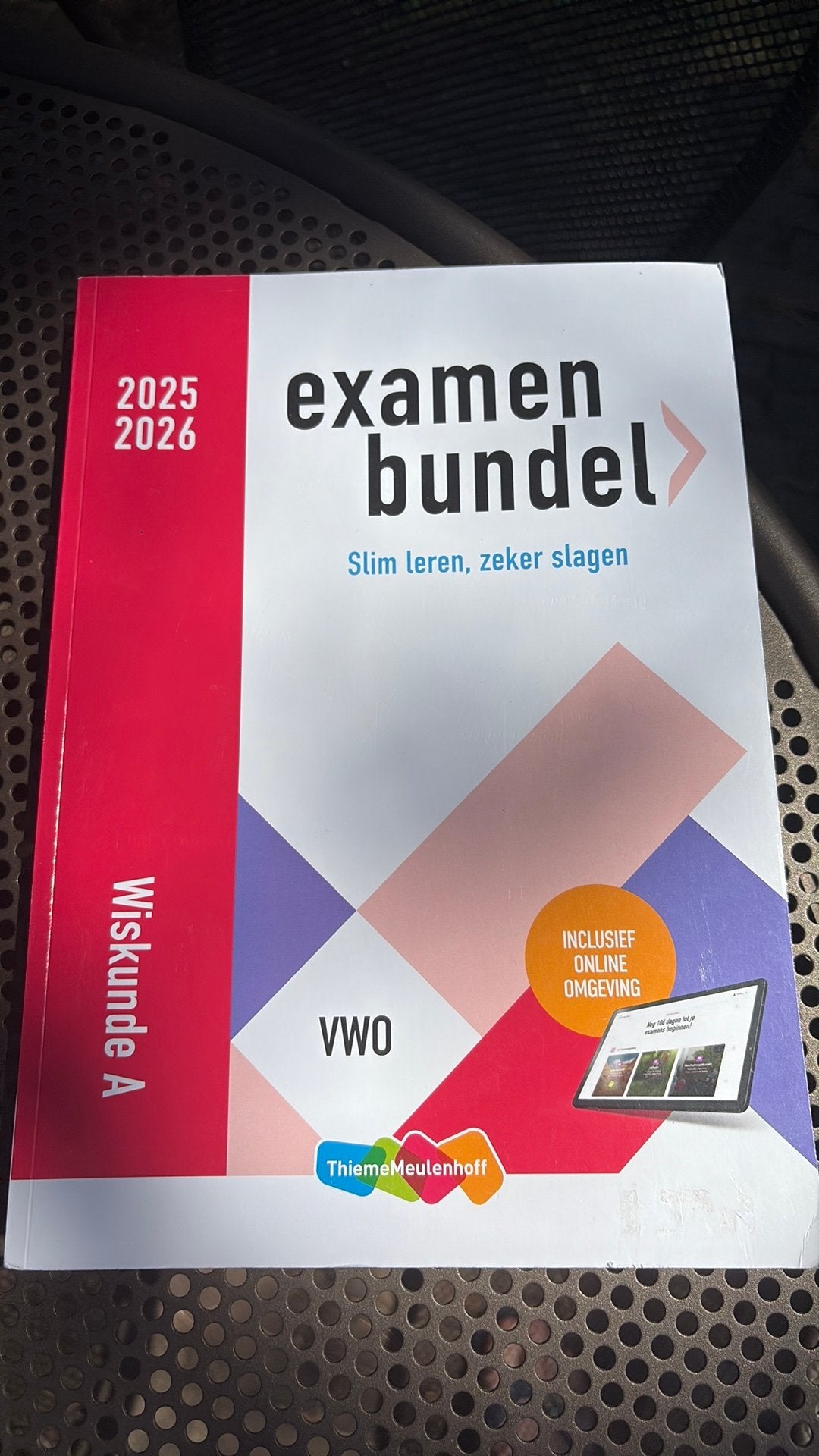 Examenbundel vwo wiskunde A 2025 /2026	9789006994667, Boeken, VWO, Wiskunde A, ThiemeMeulenhoff, Ophalen of Verzenden