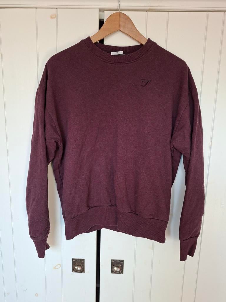 Gymshark jogging trui paars/bordeaux maat M, Ophalen of Verzenden