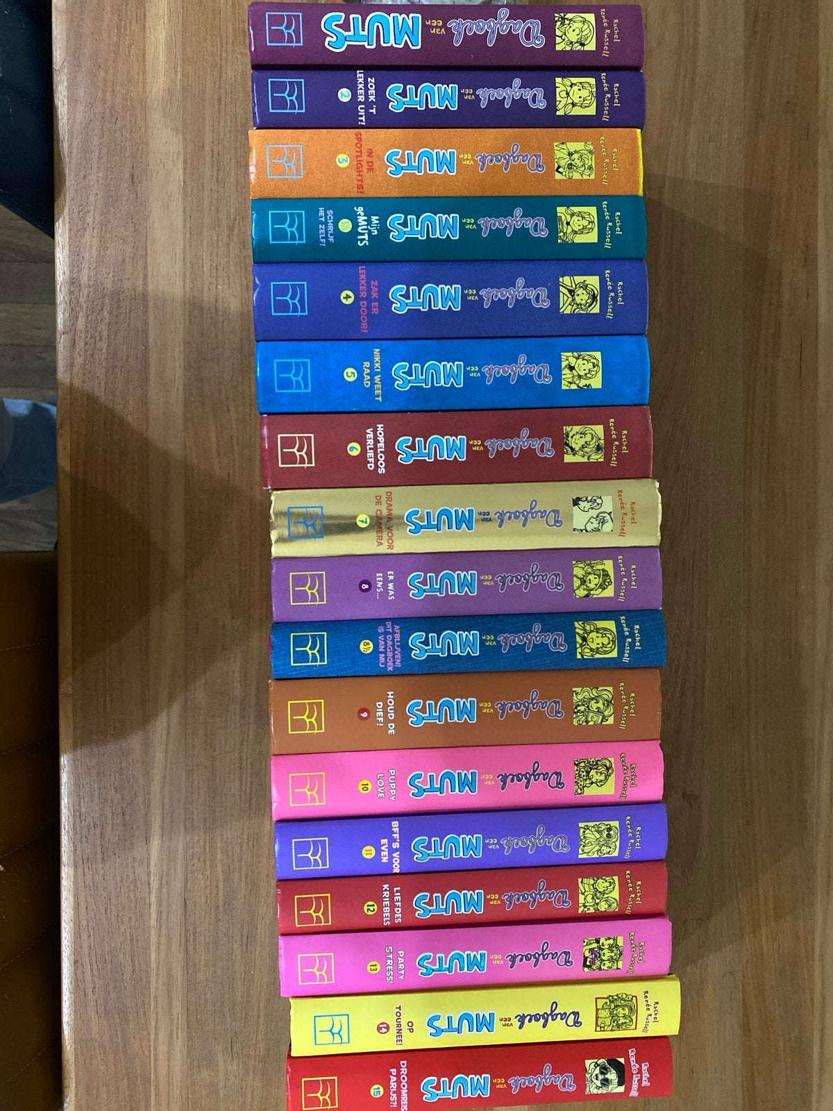 Dagboek van een Muts boeken - 17 delen (1-15, 3 1/2, 8 1/2), Boeken, Ophalen of Verzenden, Zo goed als nieuw, Fictie