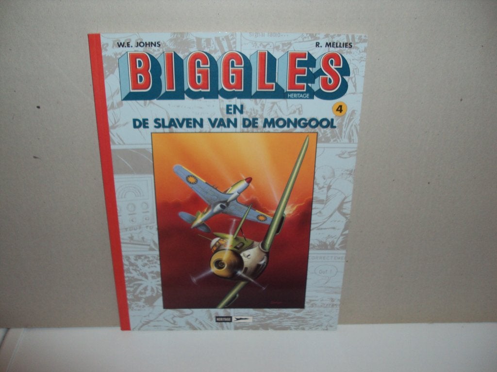 BIGGLES - HERITAGE - Compl.Serie 1 t/m 4, Boeken, Stripboeken, Complete serie of reeks, Ophalen of Verzenden, Zo goed als nieuw