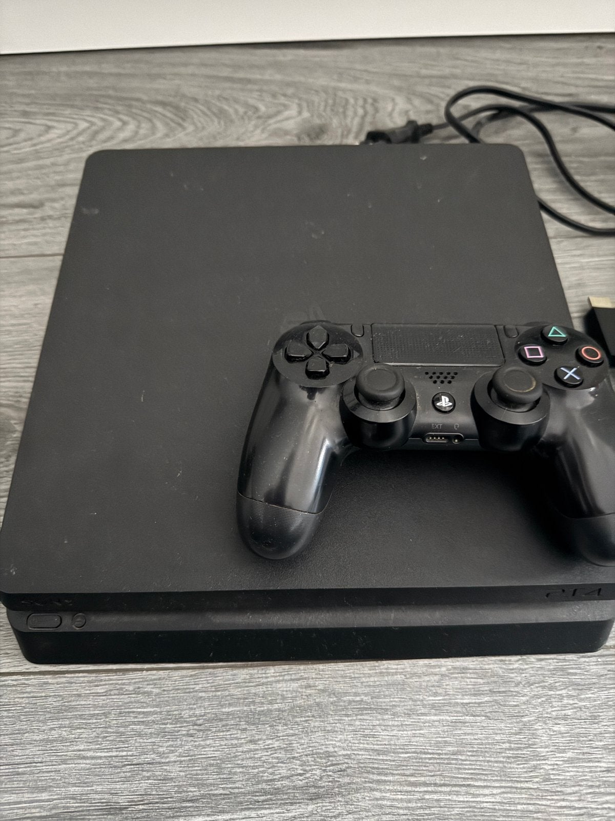 Playstation 4 SLIM, Ophalen, Gebruikt, Met 1 controller, Slim