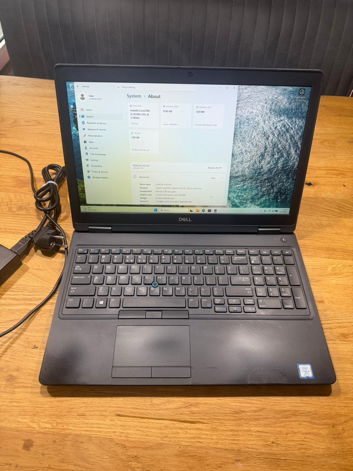 Dell latitude 5590 laptop, i5, 256GB SSD, 8gb ram W11 pro!, Dell, Dell, Ophalen of Verzenden, Zo goed als nieuw