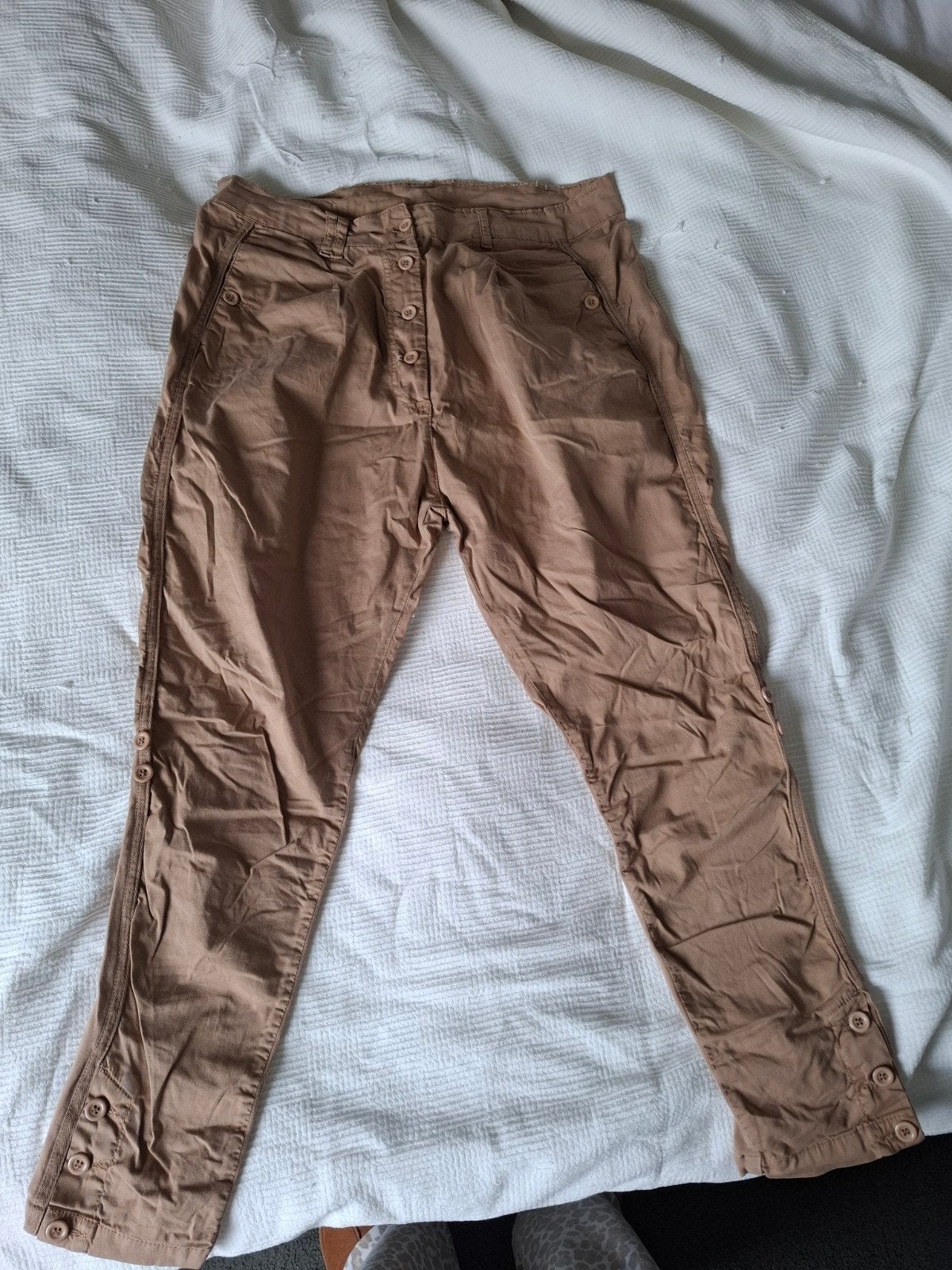 10 Days broek in maat 3, Maat 38/40 (M), Bruin, Ophalen of Verzenden, Lang
