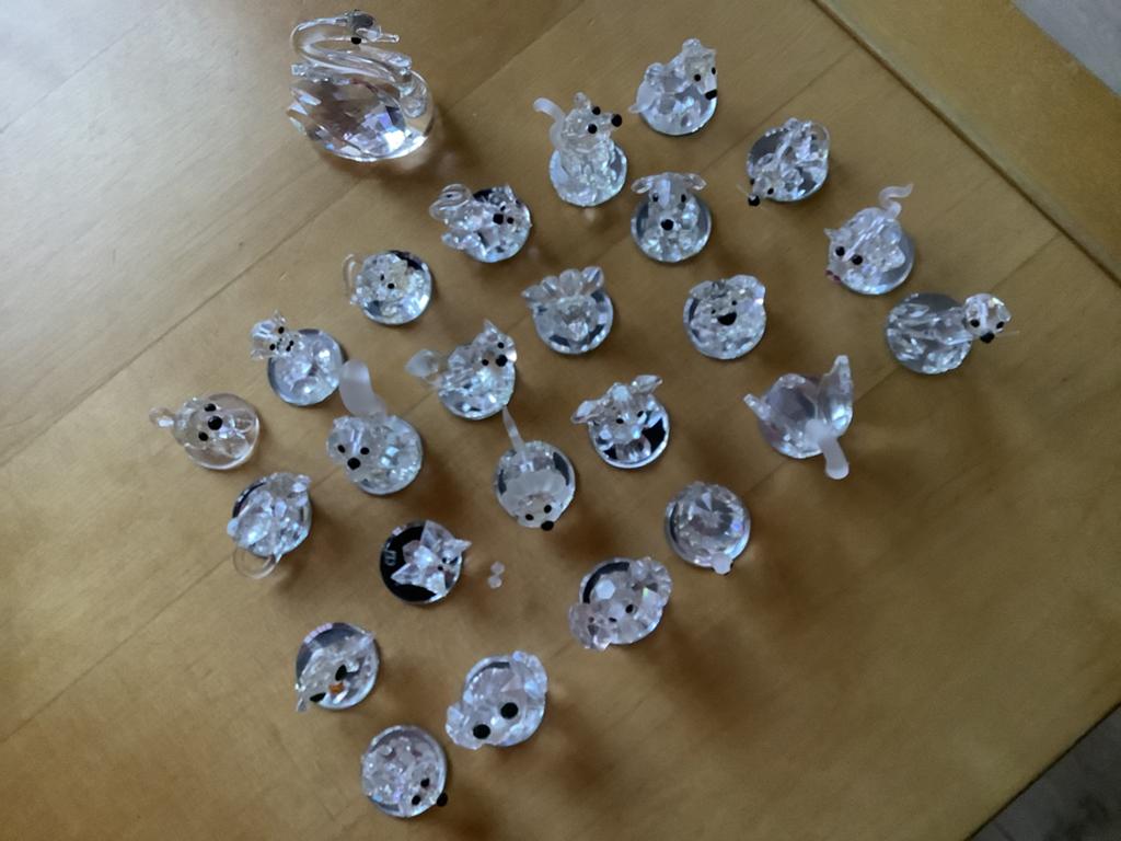 Verzameling kristallen beeldjes, Verzamelen, Ophalen of Verzenden, Zo goed als nieuw, Dier