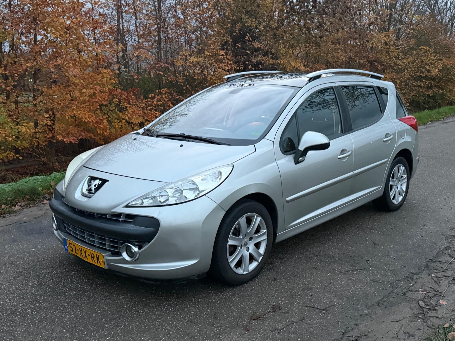 Peugeot 207 SW 1.6 VTi XS Première Airco APK 06-2027 NAP, Voorwielaandrijving, Stof, Gebruikt, Zwart