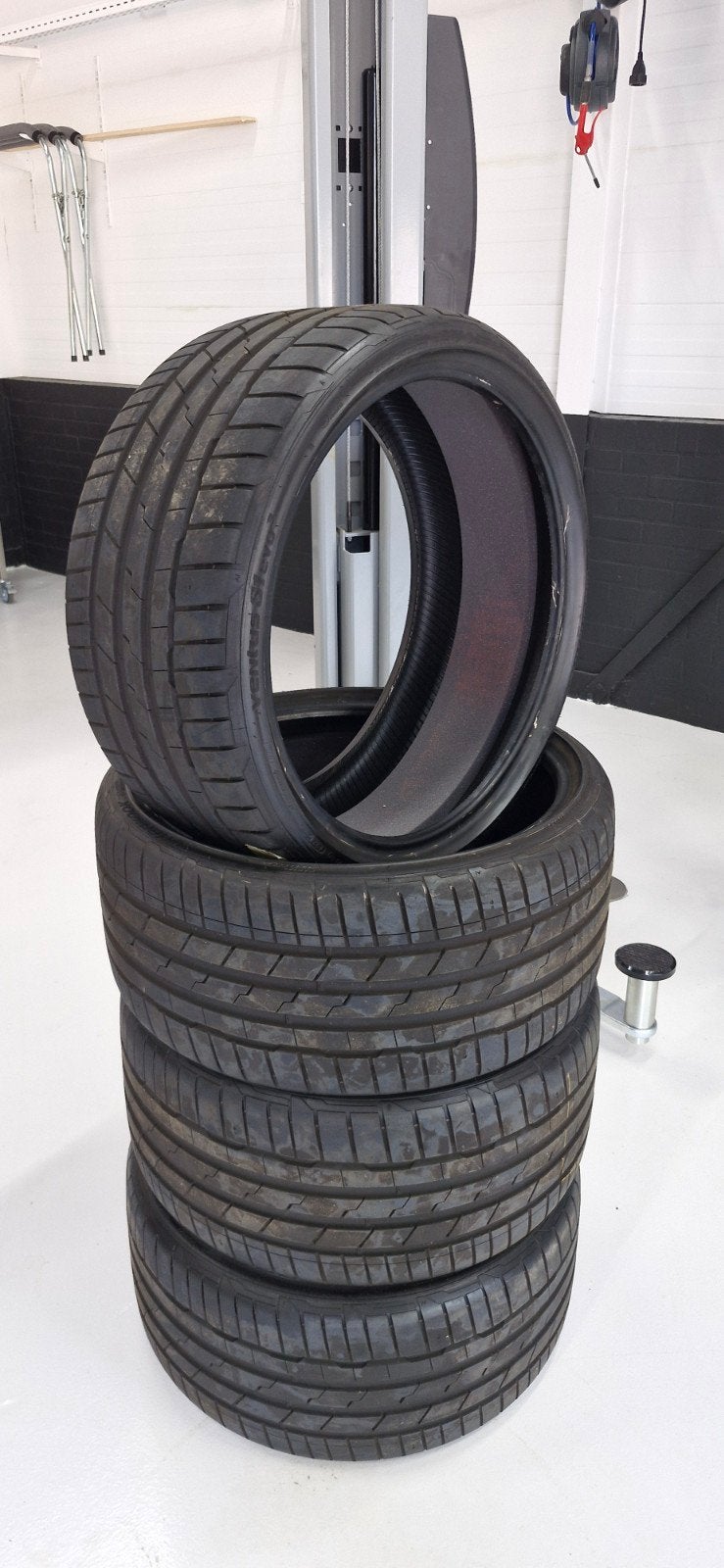 Zomerbanden 285/30/22 101Y hankook ventus s1 evo3, Ophalen, Gebruikt, 285 mm, Overige maten