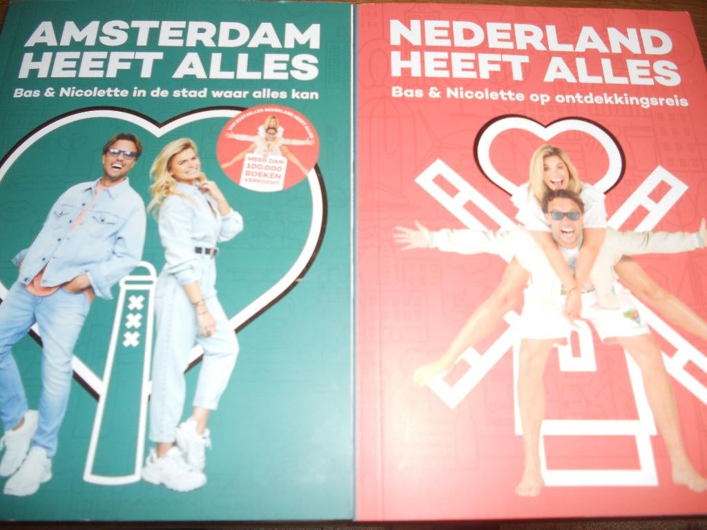 TWEE LEESBOEKJES VAN  BAS EN NICOLETTE VAN DAM, Overige merken, Overige typen, Nieuw, Ophalen of Verzenden