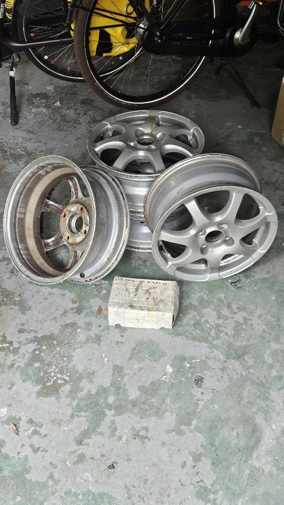 ANZIO Light lichtmetalen velgen 15inch 4x114,3 - ET42, Auto-onderdelen, Banden en Velgen, Ophalen, Gebruikt, 15 inch, Velg(en)