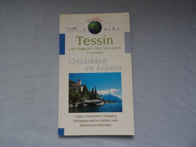 globus reisgids Tessin, Lago Maggiore, Lugano meer, Comomeer, Overige merken, Europa, Ophalen of Verzenden, Zo goed als nieuw