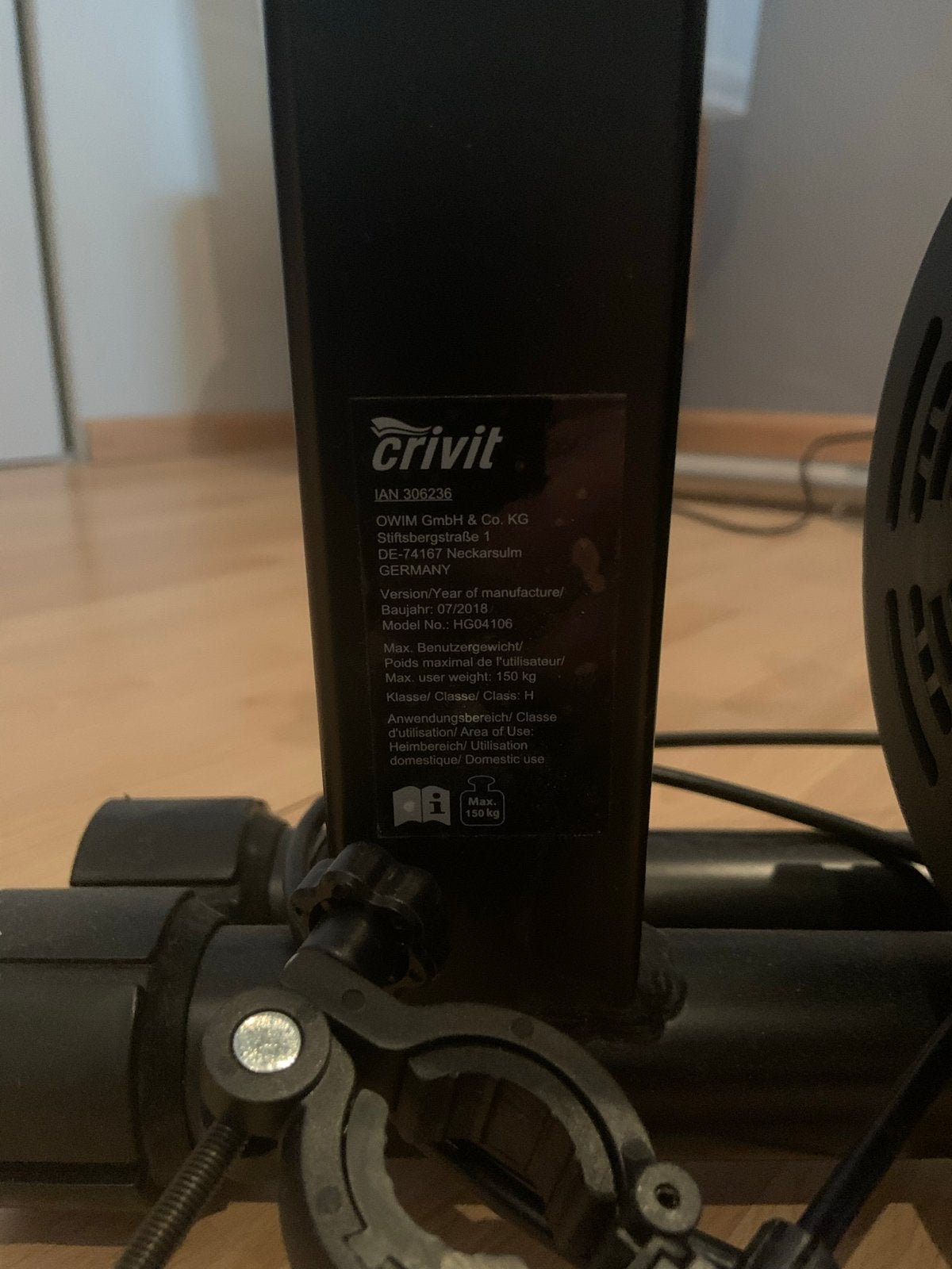 Crivit fietstrainer met Schwalbe P-Insider band, Ophalen, Overige typen, Staal, Zo goed als nieuw
