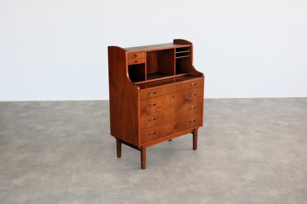 vintage secretaire | kaptafel | jaren 60 | Deens, Gebruikt, ., Ophalen of Verzenden, .