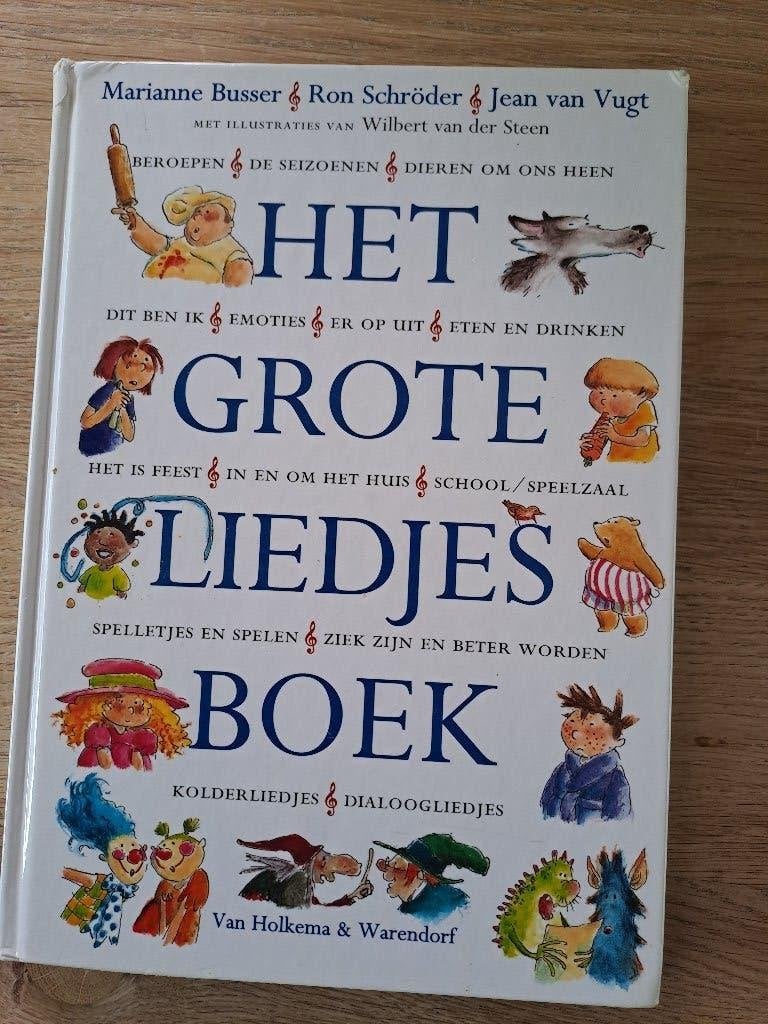 HET GROTE LIEDJESBOEK. MARIANNE BUSSER & RON SCHRÖDER., Boeken, Gelezen, Fictie algemeen, Jongen of Meisje, Ophalen of Verzenden