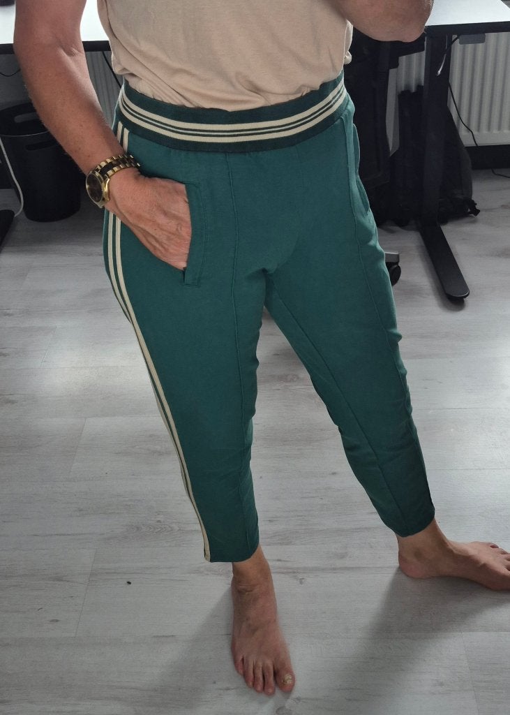 Super leuke groene broek van King Louie, maat M, Kleding | Dames, Maat 38/40 (M), Ophalen of Verzenden, Zo goed als nieuw, King Louie