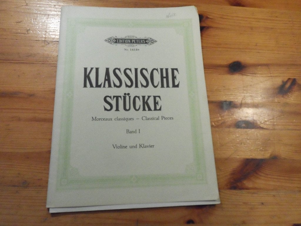 Klassische stucke band 1 / 2 / 3, Muziek en Instrumenten, Bladmuziek, Gebruikt, Klassiek, Ophalen of Verzenden, Viool of Altviool