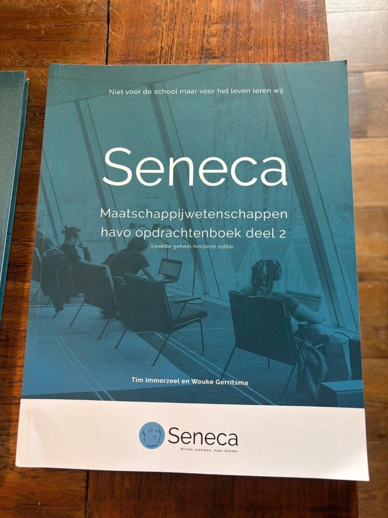 Seneca Maatschappijwetenschappen HAVO Opdrachtenboek deel 2, Boeken, Ophalen of Verzenden, Tim Immerzeel en Wouke Gerritsma, Maatschappijleer