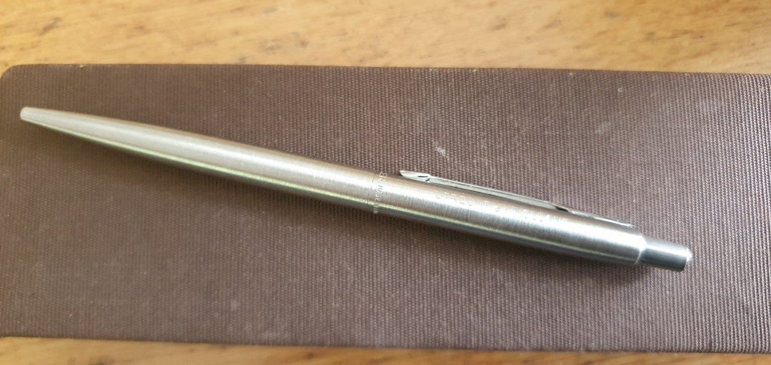 Vintage parker jotter Jotter balpen penpunt F, Ophalen of Verzenden, Zo goed als nieuw, Balpen, Parker