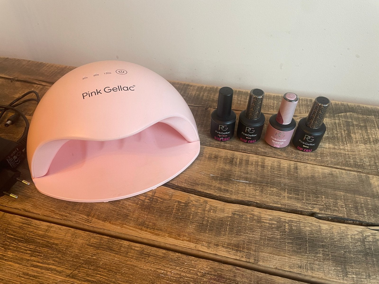 Pink Gellac Startset met Lamp, Lakken en Boekjes, Ophalen, Zo goed als nieuw, Overige typen