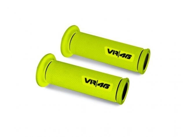 BARRACUDA PAIR OF UNIVERSAL VR46 YELLOW RUBBER GRIPS, Floris versterlaan 65h  2316 DZ Leiden, Ophalen of Verzenden, Info@barracudamoto.nl
