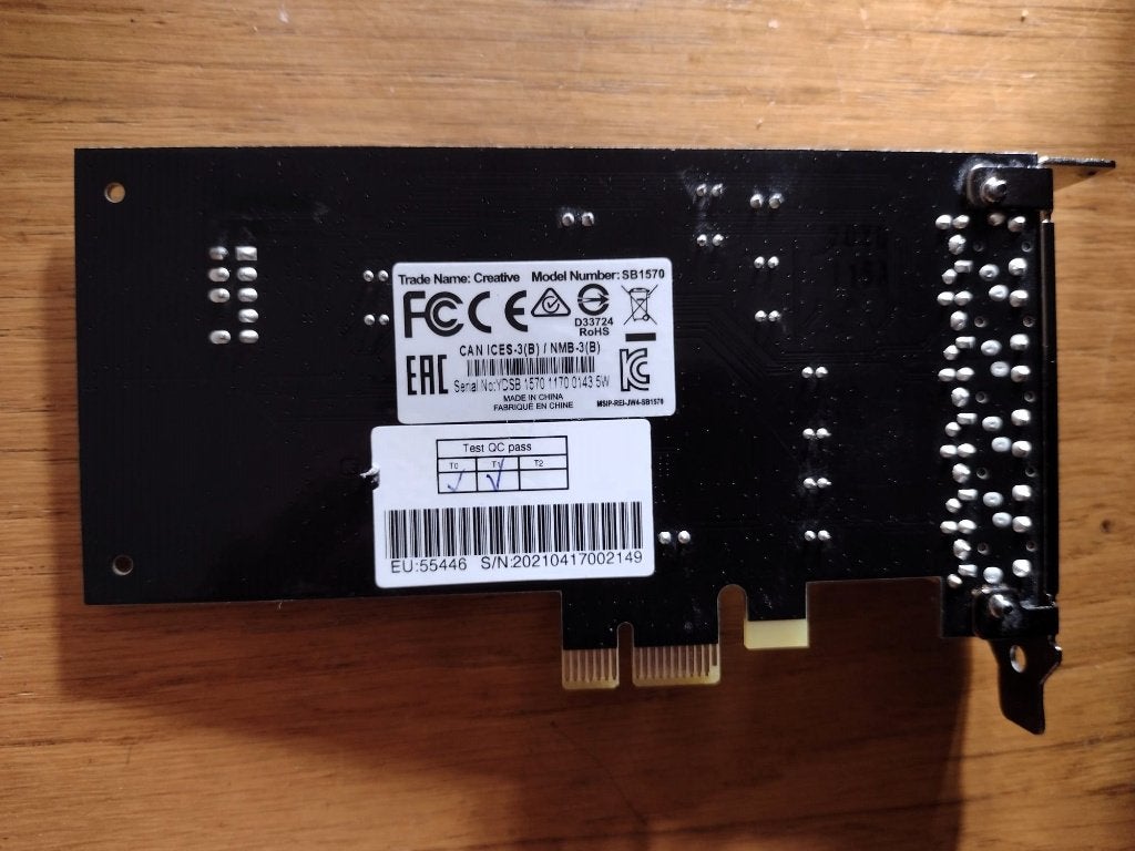 Sound Blaster Audigy FX en RX geluidskaart PCIe, Computers en Software, Geluidskaarten, Ophalen of Verzenden, Gebruikt, Intern