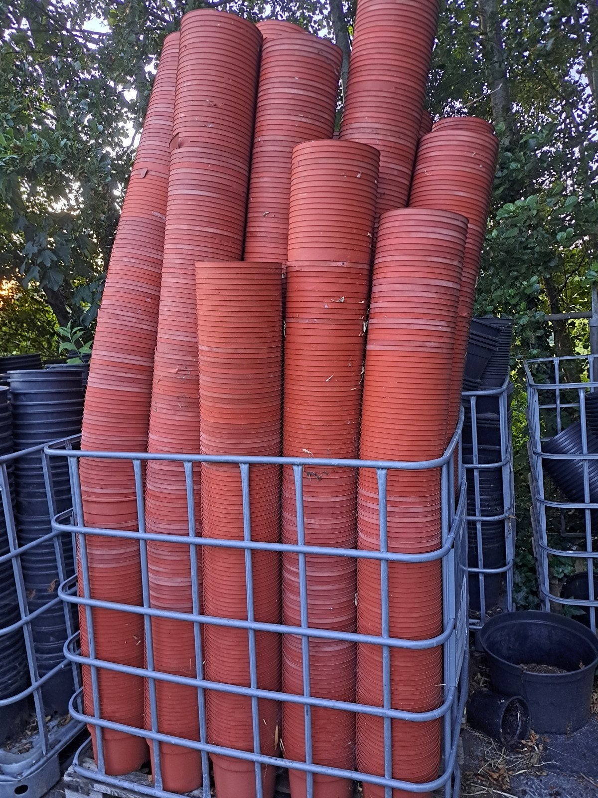 5 liter kweek potten 23 cm, Tuin en Terras, Ophalen, Kunststof, Gebruikt, Rond