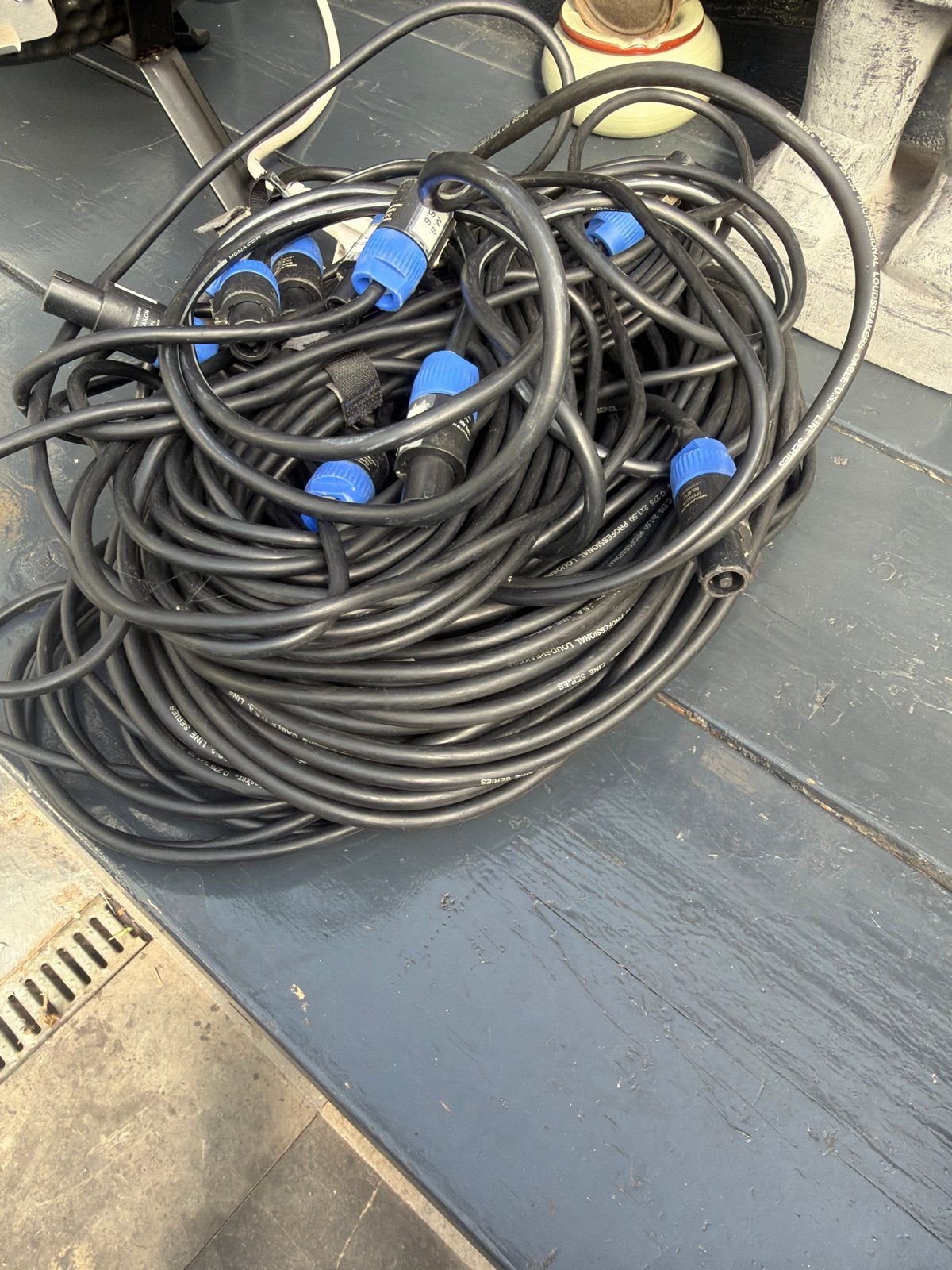 Professionele Luidsprekerkabel met Speakon Connectoren, Ophalen, Gebruikt, 10 meter of meer, Luidsprekerkabel