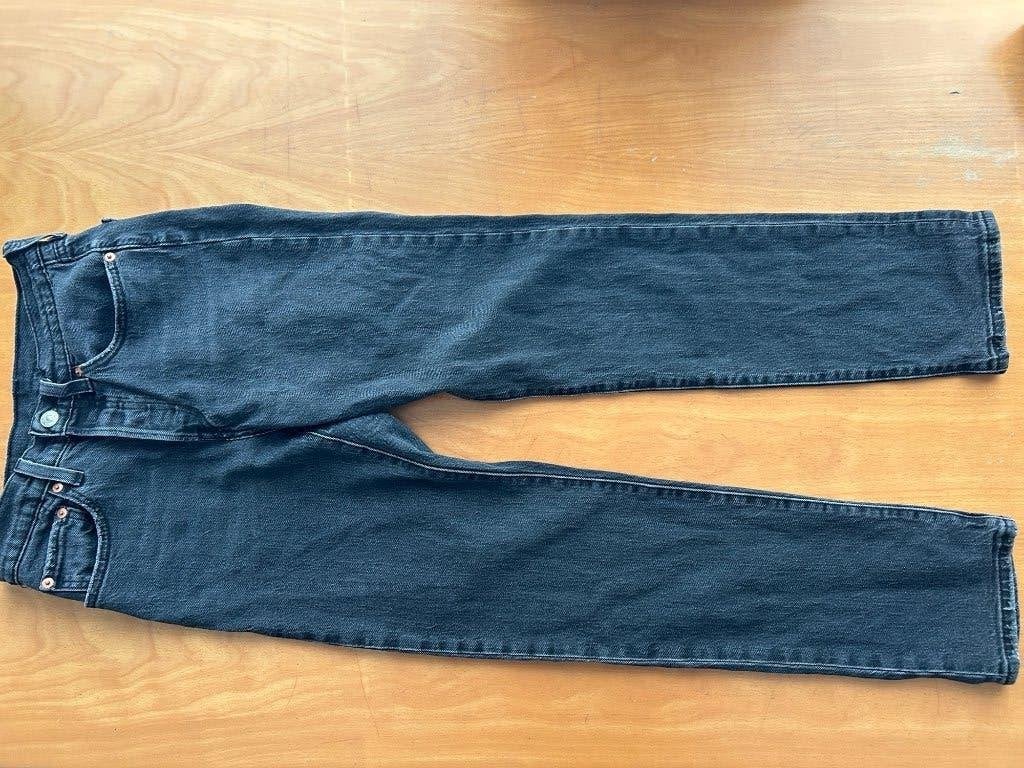 Levi's 501 spijkerbroek zwart maat W26 of XS, Zwart, Ophalen of Verzenden, Zo goed als nieuw, W27 (confectie 34) of kleiner