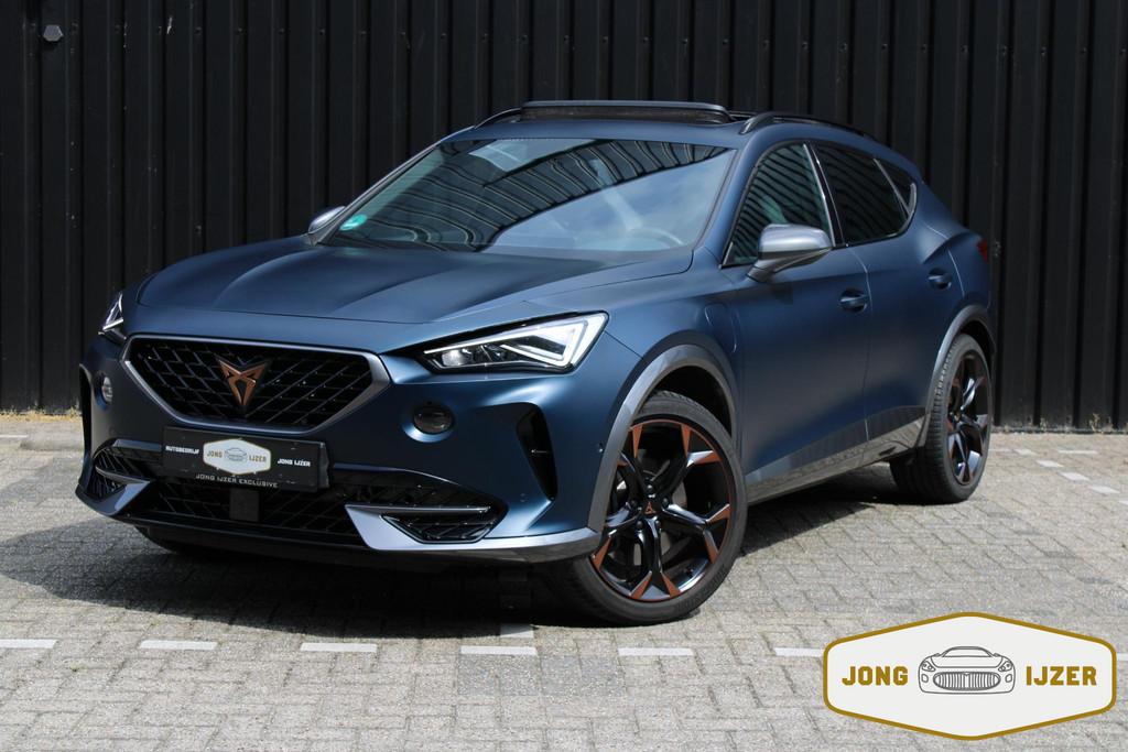 CUPRA Formentor 1.4 e-Hybrid VZ Copper PANO LEER MEMORY TREK, Gebruikt, 4 cilinders, Formentor, Blauw