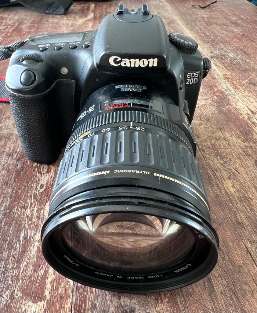Canon EOS 20D Spiegelreflexcamera met 28-135mm lens, Audio, Tv en Foto, Fotocamera's Digitaal, Gebruikt, Spiegelreflex, Canon