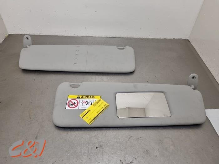 Zonneklep set van een Renault Trafic