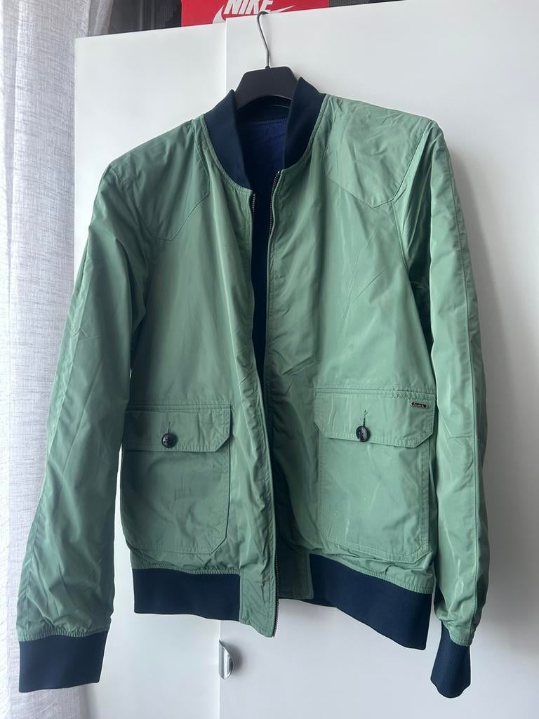 Scotch & Soda. Jas maat L, Kleding | Heren, Ophalen of Verzenden, Zo goed als nieuw, Blauw