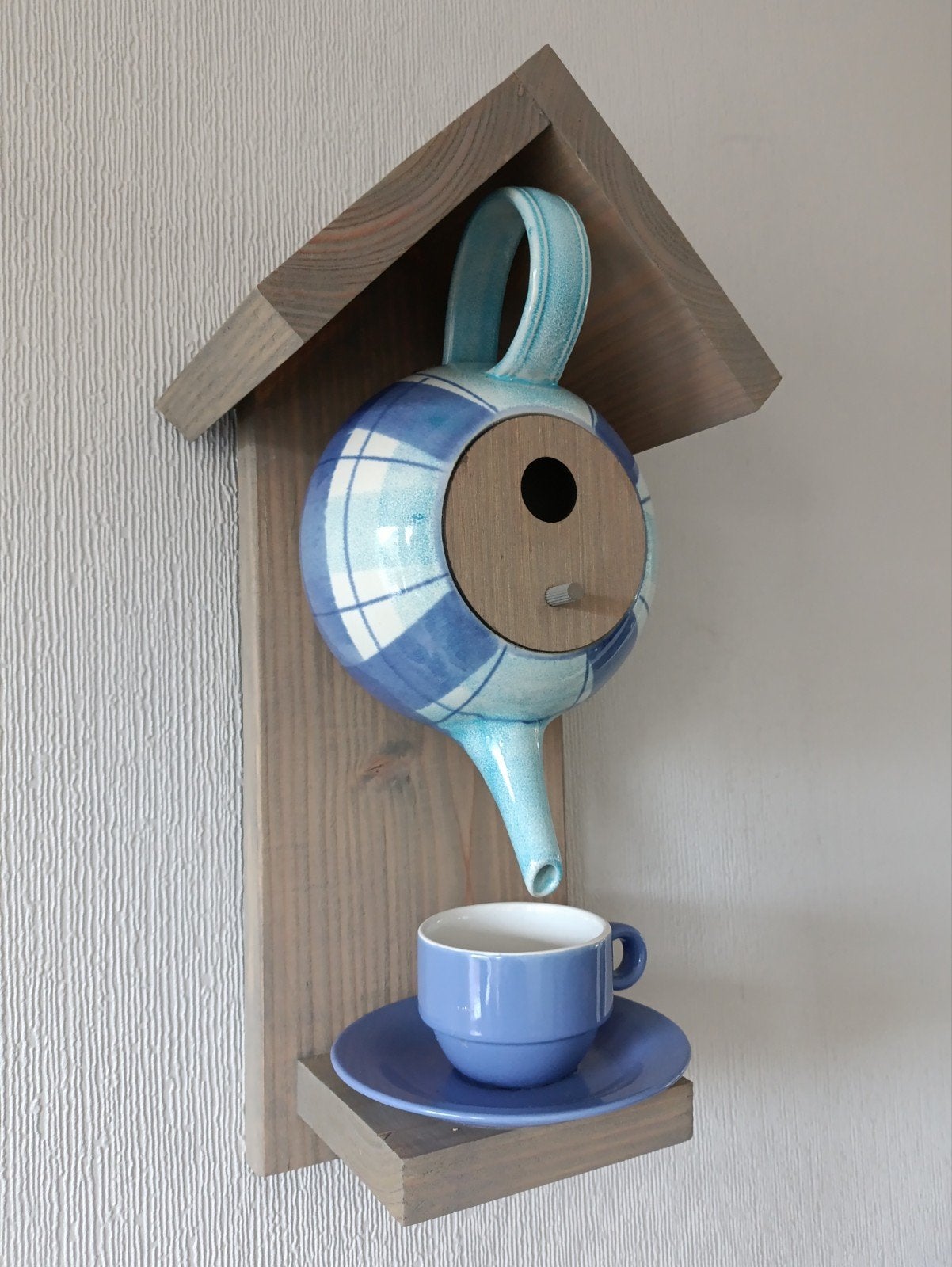 vogelhuis theepot 🐦, Ophalen of Verzenden, Nieuw