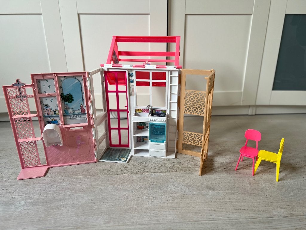 Barbie huis, Ophalen of Verzenden, Gebruikt, Poppenhuis