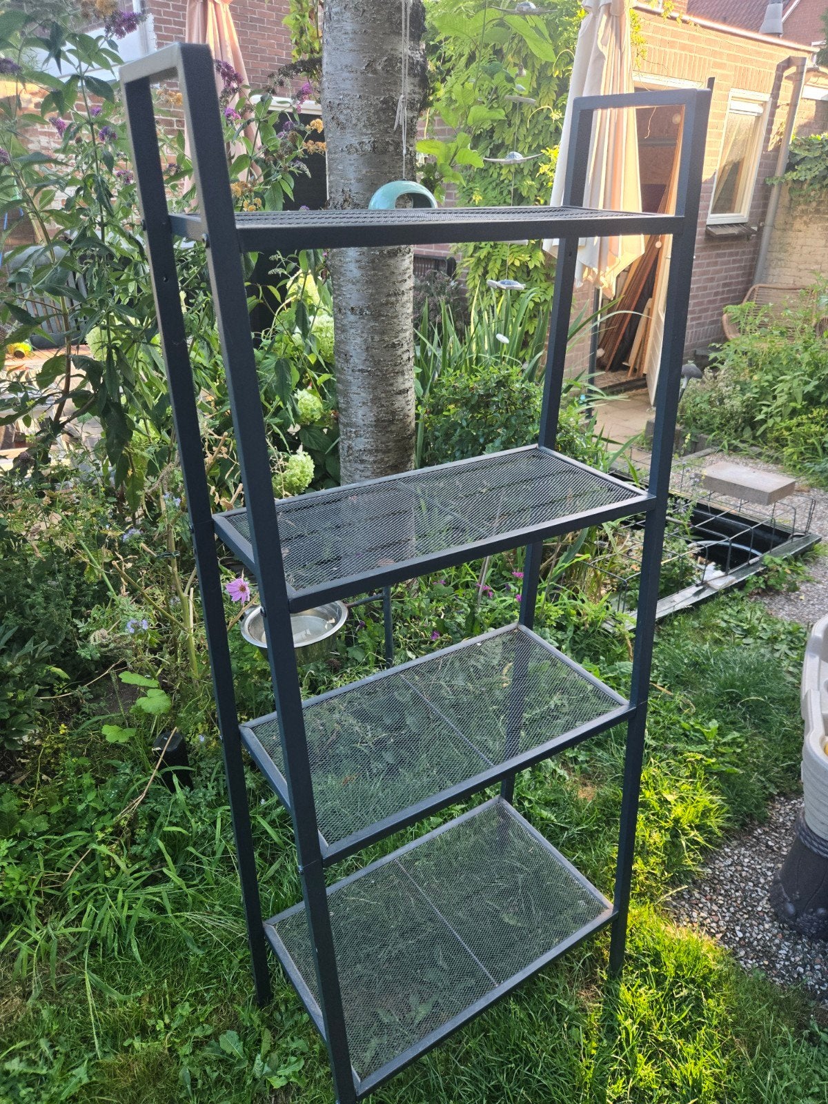 Metalen rek met 4 planken, 35x60x150 cm, Huis en Inrichting, Ophalen