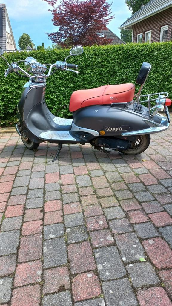 AGM Retroscooter, Ophalen, Gebruikt, Benzine
