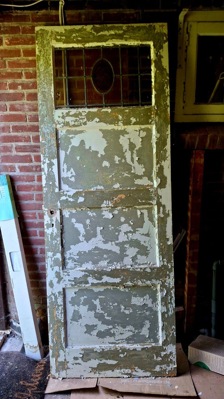 Deur Amsterdamse stijl, Ophalen, Glas, Binnendeur, 200 tot 215 cm