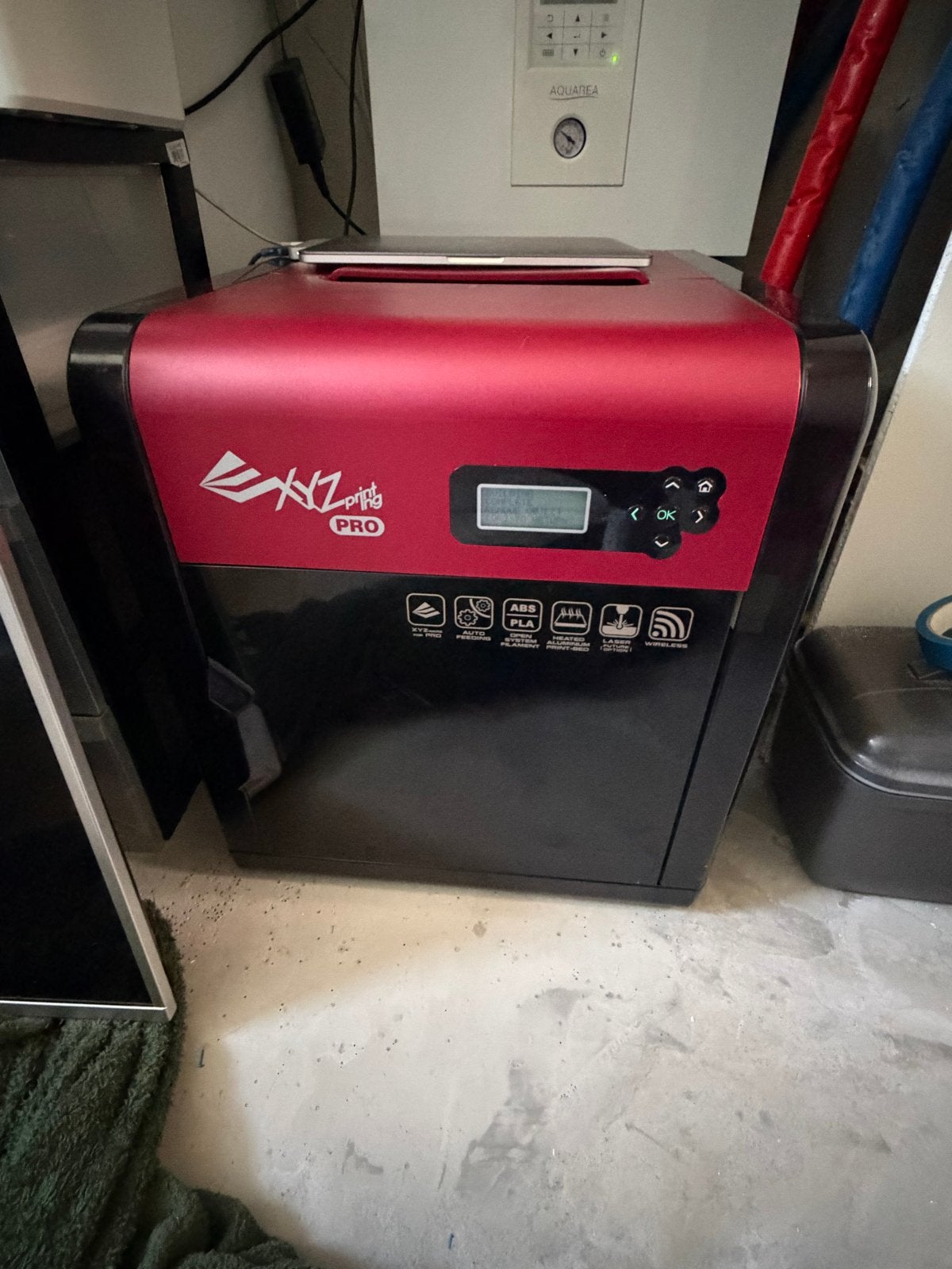XYZ da Vinci Pro 3D-printer incl. Plei en filament, Computers en Software, 3D Printers, Ophalen, Gebruikt, Ingebouwde Wi-Fi, Filament